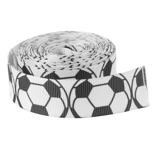 OSALADI 1Rolle Fußball Geschenkband Yards Elegant Und Vielseitig Für Fußballpartys Und Geschenkverpackungen Leicht Und Langlebig Dekoration Für OSALADI 1Rolle Fußball Geschenkband Yards Elegant Und Vielseitig Für Fußballpartys Und Geschenkverpackungen Leicht Und Langlebig Dekoration Für von OSALADI