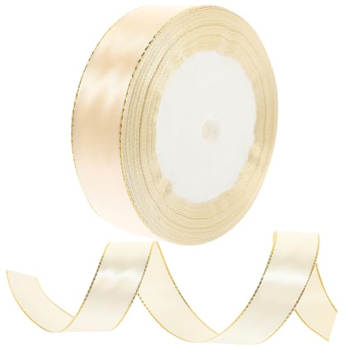OSALADI 1Rolle Geschenkband mit Goldfarbener Roll DIY Dekorationsband für Geschenkverpackungen Blumensträuße und Kuchen Langlebig und Platzsparend Hochwertigem OSALADI 1Rolle Geschenkband mit Goldfarbener Roll DIY Dekorationsband für Geschenkverpackungen Blumensträuße und Kuchen Langlebig und Platzsparend Hochwertigem von OSALADI