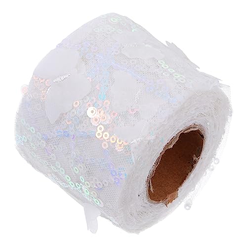 OSALADI 1Rolle Gesticktes Paillettenband für DIY Haarschmuck Kleidung und Kunsthandwerk Exquisites Schmetterlingsdesign Langlebig und Vielseitig für Projekte OSALADI 1Rolle Gesticktes Paillettenband für DIY Haarschmuck Kleidung und Kunsthandwerk Exquisites Schmetterlingsdesign Langlebig und Vielseitig für Projekte von OSALADI