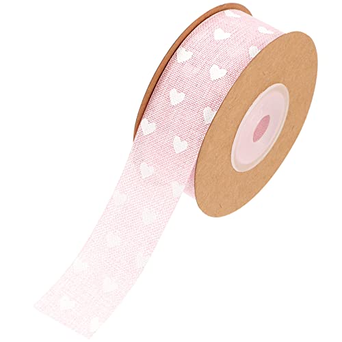 OSALADI 1Rolle Herzband Für DIY Dekoration Yards Zartes Geschenkband Mit Herzmuster Für Valentinstag Hochzeiten Und Geschenkverpackung Strapazierfähig Und Leicht OSALADI 1Rolle Herzband Für DIY Dekoration Yards Zartes Geschenkband Mit Herzmuster Für Valentinstag Hochzeiten Und Geschenkverpackung Strapazierfähig Und Leicht von OSALADI