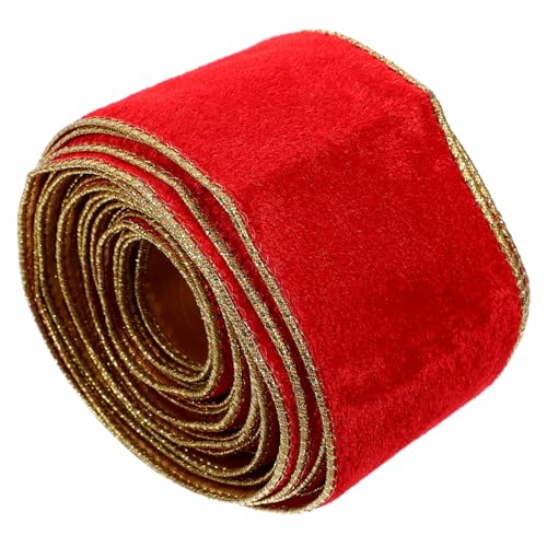 OSALADI 1Rolle Rotes Samtband Schneidbares Bastelband Für DIY Vielseitiges Geschenkband Für Hochzeiten Festivals Und Dekorationen Langlebig Und Tragbar Für Geschenkschleifen OSALADI 1Rolle Rotes Samtband Schneidbares Bastelband Für DIY Vielseitiges Geschenkband Für Hochzeiten Festivals Und Dekorationen Langlebig Und Tragbar Für Geschenkschleifen von OSALADI