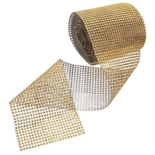 OSALADI 1Rolle Strassband Yards Reihen Glitzer Strassfolie für DIY Dekoration und Bastelprojekte Glänzendes Band Vielseitig Einsetzbar für Vasen Tischdeko OSALADI 1Rolle Strassband Yards Reihen Glitzer Strassfolie für DIY Dekoration und Bastelprojekte Glänzendes Band Vielseitig Einsetzbar für Vasen Tischdeko von OSALADI