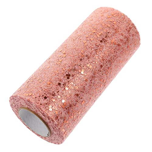 OSALADI 1Rolle Tüllrolle mit Pailletten Dekoratives Band für Hochzeiten und Partys Bastelmaterial für Geschenkverpackungen und DIY Projekte Goldene Farbe Leicht OSALADI 1Rolle Tüllrolle mit Pailletten Dekoratives Band für Hochzeiten und Partys Bastelmaterial für Geschenkverpackungen und DIY Projekte Goldene Farbe Leicht von OSALADI