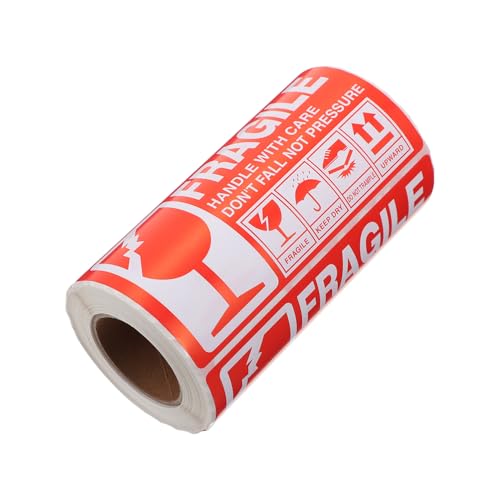 OSALADI 1Rolle Versandwarnaufkleber Fragile Aufkleber Vorsicht Verpackungsetiketten Hochwertige Wasserdichte Fragile Pack Aufkleber für Sicheren Versand OSALADI 1Rolle Versandwarnaufkleber Fragile Aufkleber Vorsicht Verpackungsetiketten Hochwertige Wasserdichte Fragile Pack Aufkleber für Sicheren Versand von OSALADI