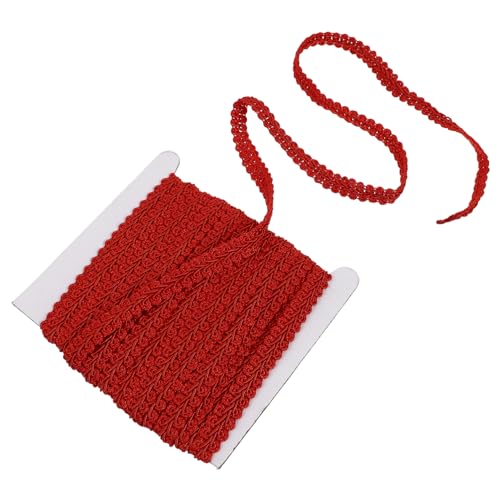 OSALADI 1Rolle Wellenborte Polyester Yards DIY Vorhangbesatz für Handgefertigte Dekorationen Vielseitig Einsetzbar für Kleidung Kissen Vorhänge und Mehr von OSALADI
