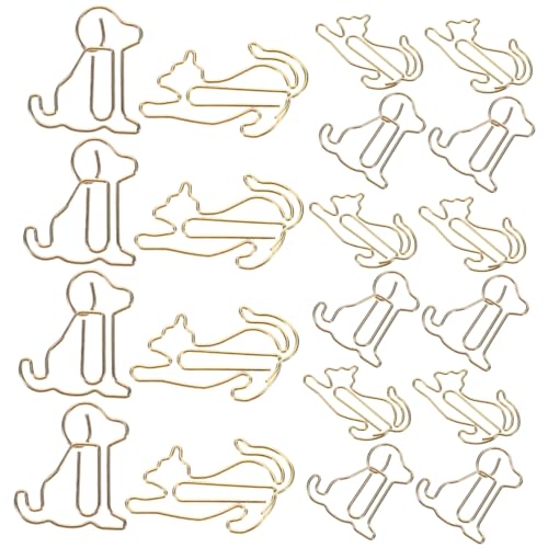 OSALADI 1Satz Büroklammern Tierform Katzen und Dekorative Büroklammern Kreative Metallklammern für Schule Büro und Zuhause Süße OSALADI 1Satz Büroklammern Tierform Katzen und Dekorative Büroklammern Kreative Metallklammern für Schule Büro und Zuhause Süße von OSALADI