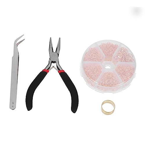 OSALADI 1Satz DIY Biegeringe Set Goldfarbene Sprungringe für Schmuckherstellung Langlebige Offene Ringe für Ohrringe Armbänder Handgemachte Materialien OSALADI 1Satz DIY Biegeringe Set Goldfarbene Sprungringe für Schmuckherstellung Langlebige Offene Ringe für Ohrringe Armbänder Handgemachte Materialien von OSALADI