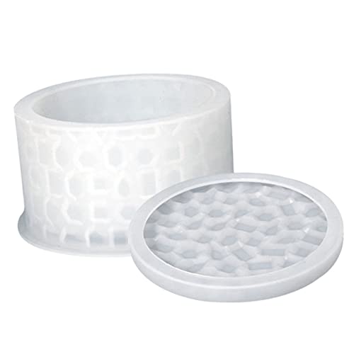 OSALADI 1Satz DIY Silikonform für Runde Aufbewahrungsbox Non Stick Epoxidharz Gießform für Schmuck Robuste Wiederverwendbare Silikonmould für Projekte und OSALADI 1Satz DIY Silikonform für Runde Aufbewahrungsbox Non Stick Epoxidharz Gießform für Schmuck Robuste Wiederverwendbare Silikonmould für Projekte und von OSALADI