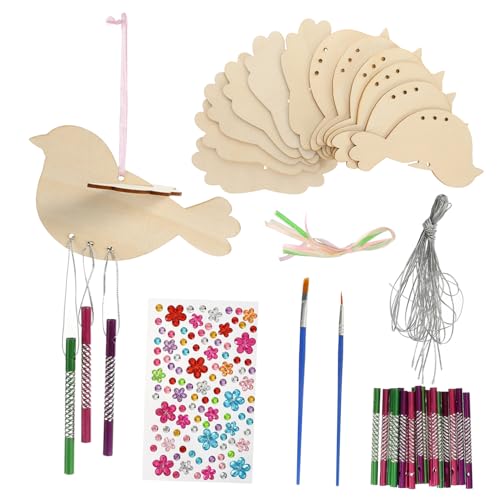 OSALADI 1Satz DIY Windspiel Holz für Tierausschnitten Motive und Stäbe Bastelmaterialien für Hängende Windspiele zur Dekoration von Garten OSALADI 1Satz DIY Windspiel Holz für Tierausschnitten Motive und Stäbe Bastelmaterialien für Hängende Windspiele zur Dekoration von Garten von OSALADI