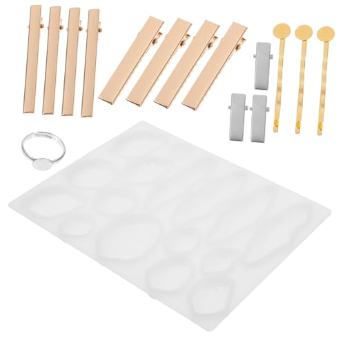 OSALADI 1Satz Epoxidharz Silikonform für DIY Haarnadeln Wiederverwendbare Gussform für Schmuckherstellung Flexibles Material für Designs für Bastelprojekte Perfektes OSALADI 1Satz Epoxidharz Silikonform für DIY Haarnadeln Wiederverwendbare Gussform für Schmuckherstellung Flexibles Material für Designs für Bastelprojekte Perfektes von OSALADI