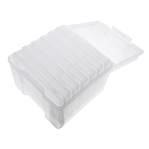OSALADI 1Satz Foto Aufbewahrungsbox Teiliges Transparentes Organizer für Grußkarten Postkarten und Erinnerungen mit Abnehmbaren Trennwänden für Schreibtisch und Zuhause OSALADI 1Satz Foto Aufbewahrungsbox Teiliges Transparentes Organizer für Grußkarten Postkarten und Erinnerungen mit Abnehmbaren Trennwänden für Schreibtisch und Zuhause von OSALADI