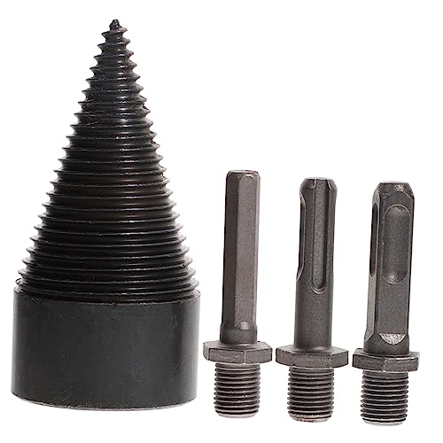 OSALADI 1Satz Holzsplitter Bohrer Drill Bit mit Umsetzern für Effizientes Holzspalten Langlebig und Robust für Walnuss und Platanen für Einsatz OSALADI 1Satz Holzsplitter Bohrer Drill Bit mit Umsetzern für Effizientes Holzspalten Langlebig und Robust für Walnuss und Platanen für Einsatz von OSALADI