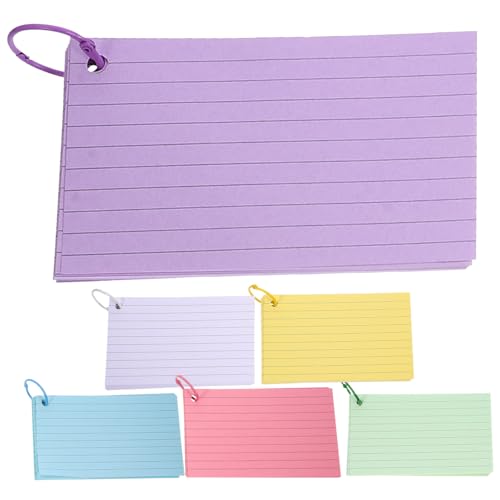 OSALADI 1Satz Karteikarten mit Ringen Leere Karteikarten Cremefarbe Praktische Lernkarten für Büro und Schule Organisieren und Priorisieren von Notizen OSALADI 1Satz Karteikarten mit Ringen Leere Karteikarten Cremefarbe Praktische Lernkarten für Büro und Schule Organisieren und Priorisieren von Notizen von OSALADI
