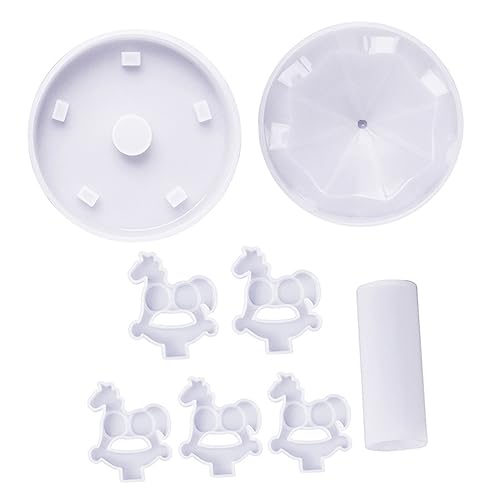 OSALADI 1Satz Karussell Silikonform DIY Gießform für Bastelprojekte Wiederverwendbar und Leicht zu Reinigen für Herstellung von Dekorativen Karussell Dekoren OSALADI 1Satz Karussell Silikonform DIY Gießform für Bastelprojekte Wiederverwendbar und Leicht zu Reinigen für Herstellung von Dekorativen Karussell Dekoren von OSALADI
