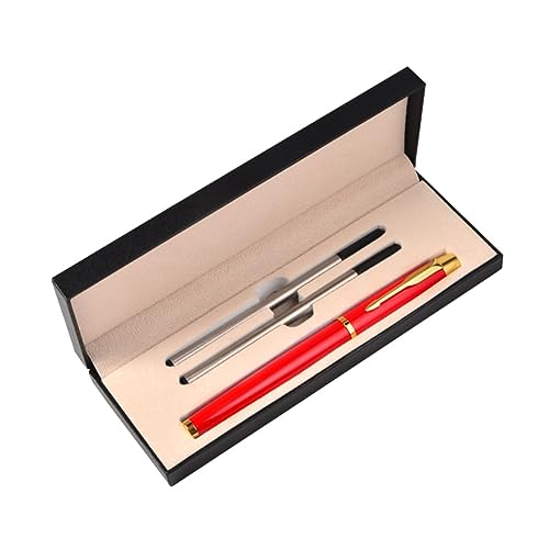 OSALADI 1Satz Kugelschreiber aus Metall Ergonomischer Zeichenstift für Bürogeschenke Schwarz für Konferenzen für Lehrer OSALADI 1Satz Kugelschreiber aus Metall Ergonomischer Zeichenstift für Bürogeschenke Schwarz für Konferenzen für Lehrer von OSALADI
