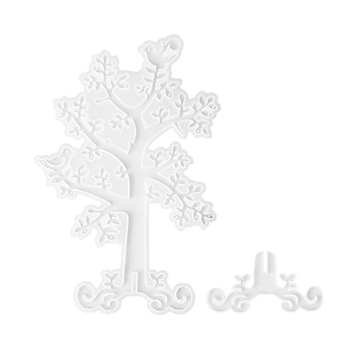 OSALADI 1Satz Schmuck Standform Silikon Epoxidharz Gießform für DIY Schmuckständer und Organizer Langlebig und Einfach zu Reinigen für Bastelprojekte und Handgefertigte OSALADI 1Satz Schmuck Standform Silikon Epoxidharz Gießform für DIY Schmuckständer und Organizer Langlebig und Einfach zu Reinigen für Bastelprojekte und Handgefertigte von OSALADI