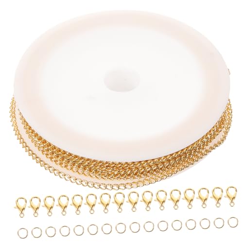 OSALADI 1Satz Schmuckherstellungsset Metallkette mit Verschlussring und Biegeringen für DIY und Armbänder Robust und Installieren von OSALADI