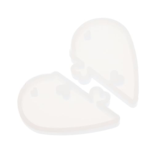 OSALADI 1Satz Silikon Anhängerform Herz Epoxidharz Gussform für DIY Schmuck Hängendes Etikett mit Einzigartigen Designs für Armbänder Flexibles und Langlebiges OSALADI 1Satz Silikon Anhängerform Herz Epoxidharz Gussform für DIY Schmuck Hängendes Etikett mit Einzigartigen Designs für Armbänder Flexibles und Langlebiges von OSALADI