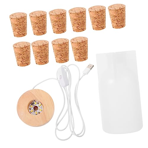 OSALADI 1Satz Silikon Form Set DIY Harz Epoxidformen mit LED Lampenfassungen Vielseitige Verwendung für Einzigartige Bastelprojekte Einfaches Entformen von OSALADI