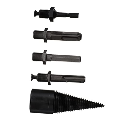 OSALADI 1Satz Teilige Holzbohrer für Robuste Kegelbohrer mit Griffen Effizienter Holzspalter Hartstahl für Hickory und Walnuss Hochwertige von OSALADI