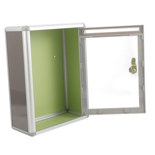 OSALADI 1Stück Acryl Vorschlagsbox Transparent Kreativer Briefkasten für Büro und Zuhause Kleine für Anregungen und Beschwerden Einfache Installation OSALADI 1Stück Acryl Vorschlagsbox Transparent Kreativer Briefkasten für Büro und Zuhause Kleine für Anregungen und Beschwerden Einfache Installation von OSALADI