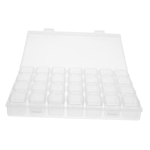 OSALADI 1Stück Aufbewahrungsbox für Schmuck und Kleine Gegenstände Fächer Transparent Robustem Material für Perlen Ringe und für Freundinnen OSALADI 1Stück Aufbewahrungsbox für Schmuck und Kleine Gegenstände Fächer Transparent Robustem Material für Perlen Ringe und für Freundinnen von OSALADI