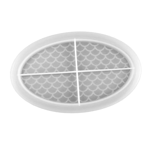 OSALADI 1Stück DIY Ovaler Kristall Epoxidharz Gießform für Snackplatte Silikonform für Handwerksprojekte für Desserts und Snacks Leicht zu Lagern Verwenden OSALADI 1Stück DIY Ovaler Kristall Epoxidharz Gießform für Snackplatte Silikonform für Handwerksprojekte für Desserts und Snacks Leicht zu Lagern Verwenden von OSALADI