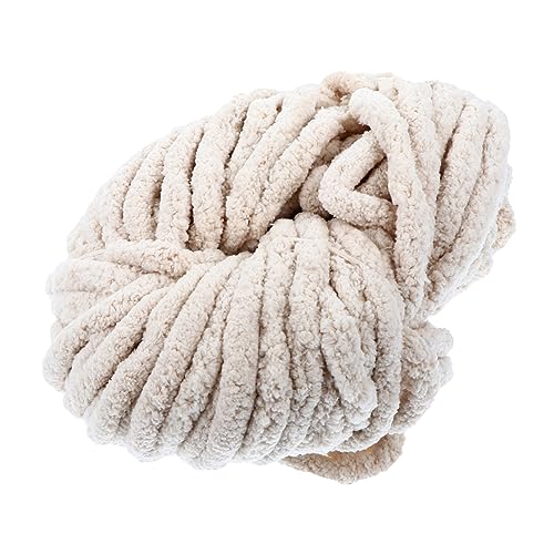 OSALADI 1Stück Grobe Acrylwolle Chenille Deckenlinie Flauschig für Handstricken von Decken Mützen und Pullovern Warm und Weich Für DIY Projekte Cremeweiß OSALADI 1Stück Grobe Acrylwolle Chenille Deckenlinie Flauschig für Handstricken von Decken Mützen und Pullovern Warm und Weich Für DIY Projekte Cremeweiß von OSALADI