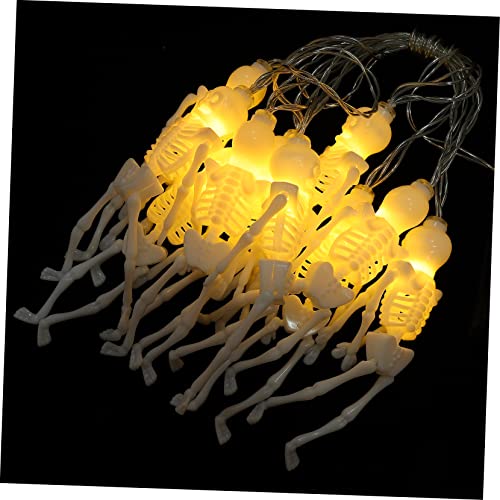 OSALADI 1stk Halloween Lichterketten Fee Flackerndes Licht Dekorative Lampe Für Halloween Led-halloween-licht Halloween-dekorlicht Skelettschädellichter Draussen Weiß Hängelampe Plastik OSALADI 1stk Halloween Lichterketten Fee Flackerndes Licht Dekorative Lampe Für Halloween Led-halloween-licht Halloween-dekorlicht Skelettschädellichter Draussen Weiß Hängelampe Plastik von OSALADI
