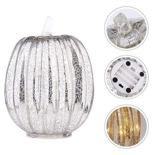 OSALADI 1stk Kürbislaterne Aus Glas Kürbis Aus Glas Kürbisse Aus Glas Led-beleuchtete Glaskürbisse Glas Beleuchtet Kürbis Glaskürbislampe Jack-o-laternenlampe Kürbislicht Scheinen Kamin 3D OSALADI 1stk Kürbislaterne Aus Glas Kürbis Aus Glas Kürbisse Aus Glas Led-beleuchtete Glaskürbisse Glas Beleuchtet Kürbis Glaskürbislampe Jack-o-laternenlampe Kürbislicht Scheinen Kamin 3D von OSALADI