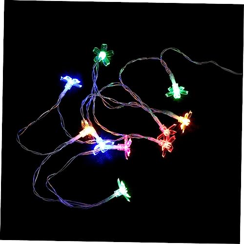 OSALADI 1stk Led-kirschblüten-lichterkette Lichterketten Batterie-blumenlichter Solarleuchten Im Freien Blumen Lichterketten Blumen-lichterketten Pvc Vorhang Modellieren Weiß von OSALADI