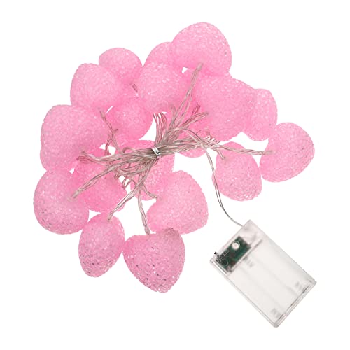 OSALADI 1stk Liebe Lichterkette Valentinstag Herz Ornamente Dekoration Herz Hängende Fahne Lichterketten Für Den Garten Led-hochzeitsdekoration Jubiläumslichter Romantisch Banner Plastik von OSALADI