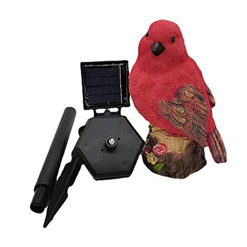 OSALADI 1stk Solar-erdungsstecker Rasenlandschaft Lichter Solarleuchten Im Freien Vogel Solarlicht Lichterketten Für Gartenpfähle Dekoratives Licht Im Freien Tier Eule Beleuchtung Harz Led von OSALADI