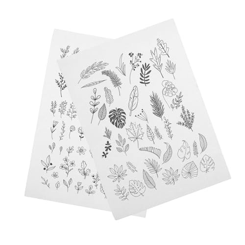 OSALADI 2 Blätter Stickstabilisator nâhzubehör Stickmuster wasserlösliches Material Stickerei Papier Strickpapier weißes Stickgarn metallisches Stickgarn Stickereiener Stickunterlage Vlies OSALADI 2 Blätter Stickstabilisator nâhzubehör Stickmuster wasserlösliches Material Stickerei Papier Strickpapier weißes Stickgarn metallisches Stickgarn Stickereiener Stickunterlage Vlies von OSALADI