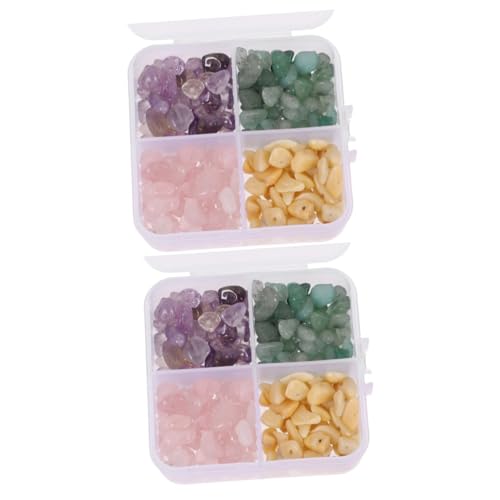 OSALADI 2 Boxen Kiesbox Edelsteinperlen Kies Edelsteinperle Natürliche Steinperlen Unregelmäßige Steinperle Diy-perlen Lose Steinperle Lose Edelsteine Chip-perlen OSALADI 2 Boxen Kiesbox Edelsteinperlen Kies Edelsteinperle Natürliche Steinperlen Unregelmäßige Steinperle Diy-perlen Lose Steinperle Lose Edelsteine Chip-perlen von OSALADI