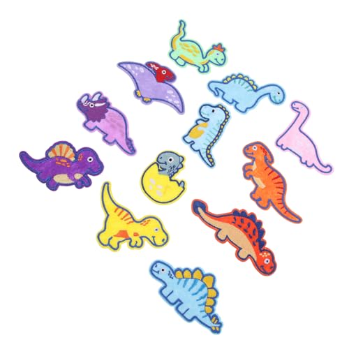 OSALADI 2 Cartoon Dinosaurier -Stoffaufkleber Applikationen Kleidung Stickereiflecken bestickt Patches in Cartoon-Dinosaurier-Form Aufnäher in Dinosaurierform Polyester OSALADI 2 Cartoon Dinosaurier -Stoffaufkleber Applikationen Kleidung Stickereiflecken bestickt Patches in Cartoon-Dinosaurier-Form Aufnäher in Dinosaurierform Polyester von OSALADI