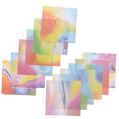 OSALADI 2 Packungen Diy Doppelseitiges Origami Papier Quadratpapier Bunten Farben für Bastelprojekte Geeignet für Erwachsene für Kunsthandwerk und Dekoration OSALADI 2 Packungen Diy Doppelseitiges Origami Papier Quadratpapier Bunten Farben für Bastelprojekte Geeignet für Erwachsene für Kunsthandwerk und Dekoration von OSALADI