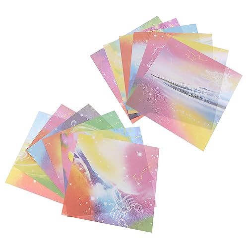 OSALADI 2 Packungen Doppelseitiges Farbiges Papier Origami Faltpapier Quadratpapier von OSALADI
