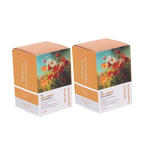 OSALADI 2 Packungen Notizkarte Mini klein dekorative Notizblockpapiere Journaling Sammlung Collagepapier Nachrichtenaufkleber Collage-Karten Nachrichtenkarten Papiernotiz Weißer Karton von OSALADI