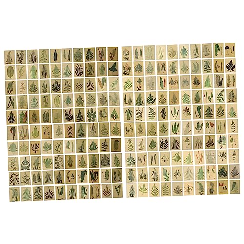 OSALADI 2 Packungen Notizkarte Zu Geburtstagskarte hoch Papier gepunktet Collage-Karten kleines Sammelbuch Mini-Memo Collage-Material-Memo Handbuch Aufkleber Retro-Memo Weißer Karton von OSALADI