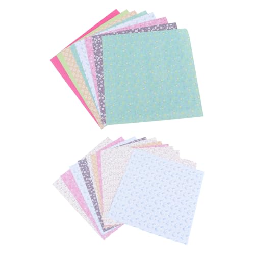 OSALADI 2 Packungen Origami Faltpapier mit Blumenmuster Quadratisches Einseitig Bedrucktes Bastelpapier für DIY Papierfaltprojekte für Schule Basteln und Dekoration OSALADI 2 Packungen Origami Faltpapier mit Blumenmuster Quadratisches Einseitig Bedrucktes Bastelpapier für DIY Papierfaltprojekte für Schule Basteln und Dekoration von OSALADI