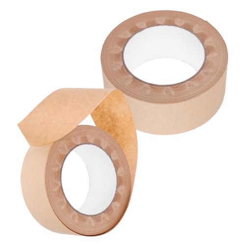 OSALADI 2 Rollen Aquarell-Malband Montage Streifen Rahmenband Zubehör für Bilderrahmen wasseraktiviertes Klebeband Verpackungsversorgung Kartonband Papier Light Brown OSALADI 2 Rollen Aquarell-Malband Montage Streifen Rahmenband Zubehör für Bilderrahmen wasseraktiviertes Klebeband Verpackungsversorgung Kartonband Papier Light Brown von OSALADI