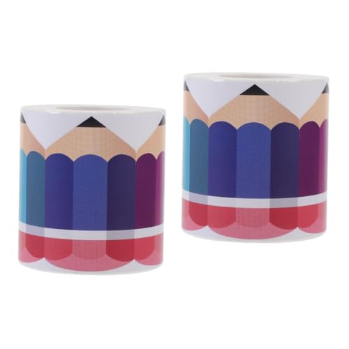 OSALADI 2 Rollen Bleistift Randpapier Selbstklebend für Pinnwände Stylische Dekoration für Klassenzimmer Partys und Anpassbare Bordüren für Kreative Gestaltung von OSALADI