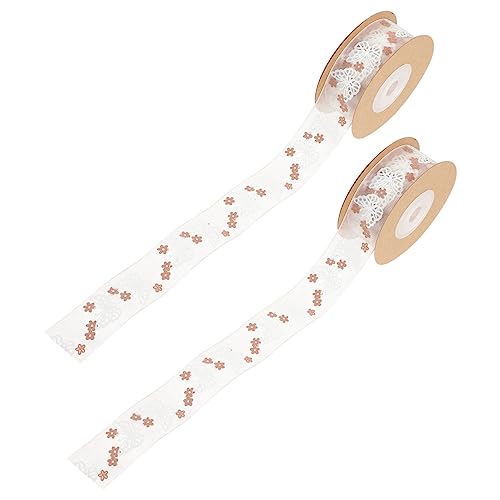 OSALADI 2 Rollen Bunte Geschenkband Dekoratives Schnittbares und Verschleißfestes Schleifenband für Feste und Bastelprojekte Rosa OSALADI 2 Rollen Bunte Geschenkband Dekoratives Schnittbares und Verschleißfestes Schleifenband für Feste und Bastelprojekte Rosa von OSALADI