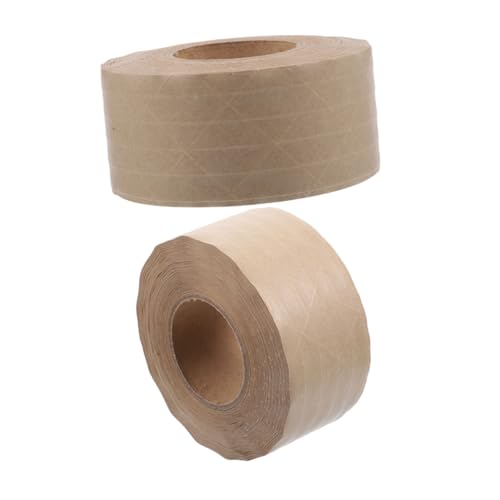 OSALADI 2 Rollen Dichtungsband Wasser klebrig gummiertes Papierband Klebeband für Bilderrahmen Rahmenklebeband aus Papier Tägliches Gebrauchband Malerband Kraftpapier Brown OSALADI 2 Rollen Dichtungsband Wasser klebrig gummiertes Papierband Klebeband für Bilderrahmen Rahmenklebeband aus Papier Tägliches Gebrauchband Malerband Kraftpapier Brown von OSALADI