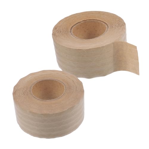 OSALADI 2 Rollen Dichtungsband Wasserband Klebeband für Bilderrahmen wasseraktiviertes Klebeband klebrig Haushaltsdichtband Verpackungsversorgung Kraftpapier Brown OSALADI 2 Rollen Dichtungsband Wasserband Klebeband für Bilderrahmen wasseraktiviertes Klebeband klebrig Haushaltsdichtband Verpackungsversorgung Kraftpapier Brown von OSALADI