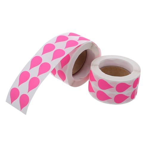 OSALADI 2 Rollen Fluoreszierende Beschreibbare Tropfenaufkleber Selbstklebende Etiketten für Küche Lebensmittelaufbewahrung Schule Vielseitige Leuchtende Label für Flaschen Vorratsgläser OSALADI 2 Rollen Fluoreszierende Beschreibbare Tropfenaufkleber Selbstklebende Etiketten für Küche Lebensmittelaufbewahrung Schule Vielseitige Leuchtende Label für Flaschen Vorratsgläser von OSALADI