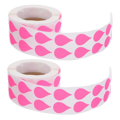 OSALADI 2 Rollen Fluoreszierende Tropfen-etiketten Selbstklebende Beschreibbare Regenbogen-farbkleber für Vorratsgläser Wiederablösbare Neon-wassertropfen-aufkleber für Küche Büro Schule OSALADI 2 Rollen Fluoreszierende Tropfen-etiketten Selbstklebende Beschreibbare Regenbogen-farbkleber für Vorratsgläser Wiederablösbare Neon-wassertropfen-aufkleber für Küche Büro Schule von OSALADI