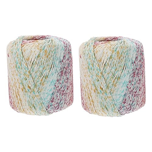 OSALADI 2 Rollen Häkeln von Baumwollfaden natürliche Baumwollkordel Strickgarn handgefertigtes Strickseil Kabel Garn zum Häkeln Makramee-Seil DIY Bastelseil Baumwolle OSALADI 2 Rollen Häkeln von Baumwollfaden natürliche Baumwollkordel Strickgarn handgefertigtes Strickseil Kabel Garn zum Häkeln Makramee-Seil DIY Bastelseil Baumwolle von OSALADI