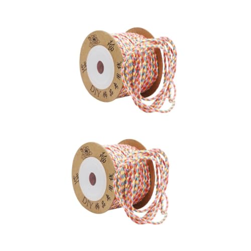 OSALADI 2 Rollen Handgefertigtes Geflochtenes Armbandseil DIY Schmuckherstellung Vielseitige Schnur für und Bastelarbeiten für Kreative Frauen und Mädchen OSALADI 2 Rollen Handgefertigtes Geflochtenes Armbandseil DIY Schmuckherstellung Vielseitige Schnur für und Bastelarbeiten für Kreative Frauen und Mädchen von OSALADI